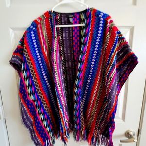 Colorful poncho, Forever 21